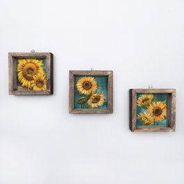 Wallity Set de 3 Cuadros Decorativos UKZM005